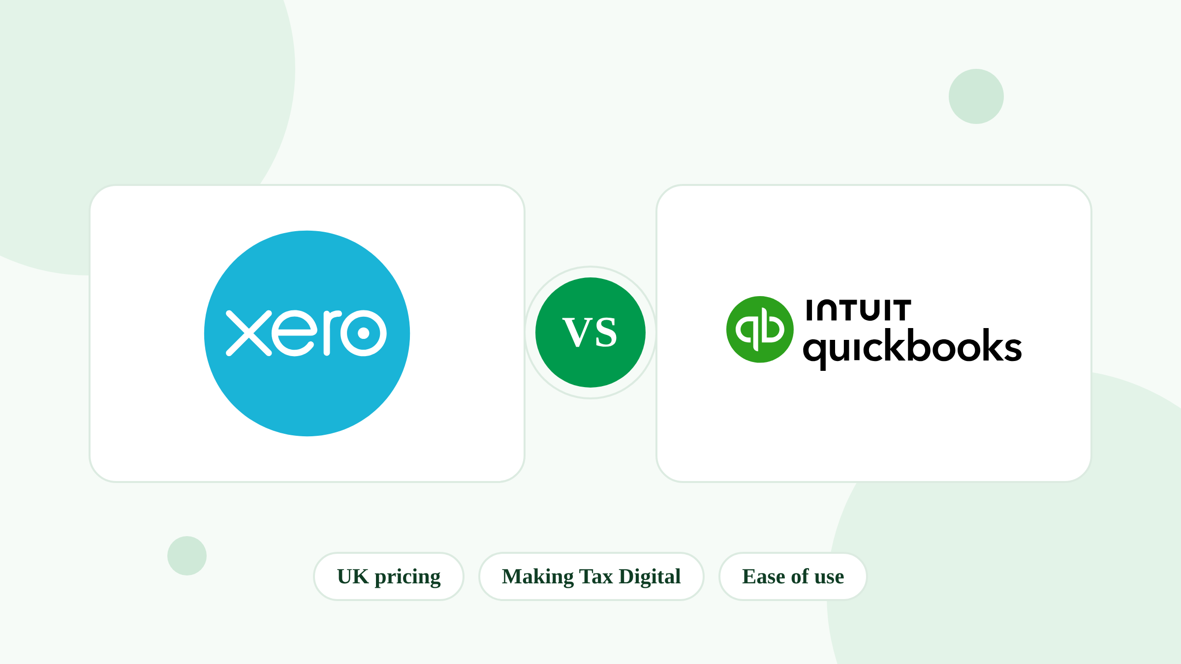 Xero versus QuickBooks, compared on UK pricing, Making Tax Digital and ease of use